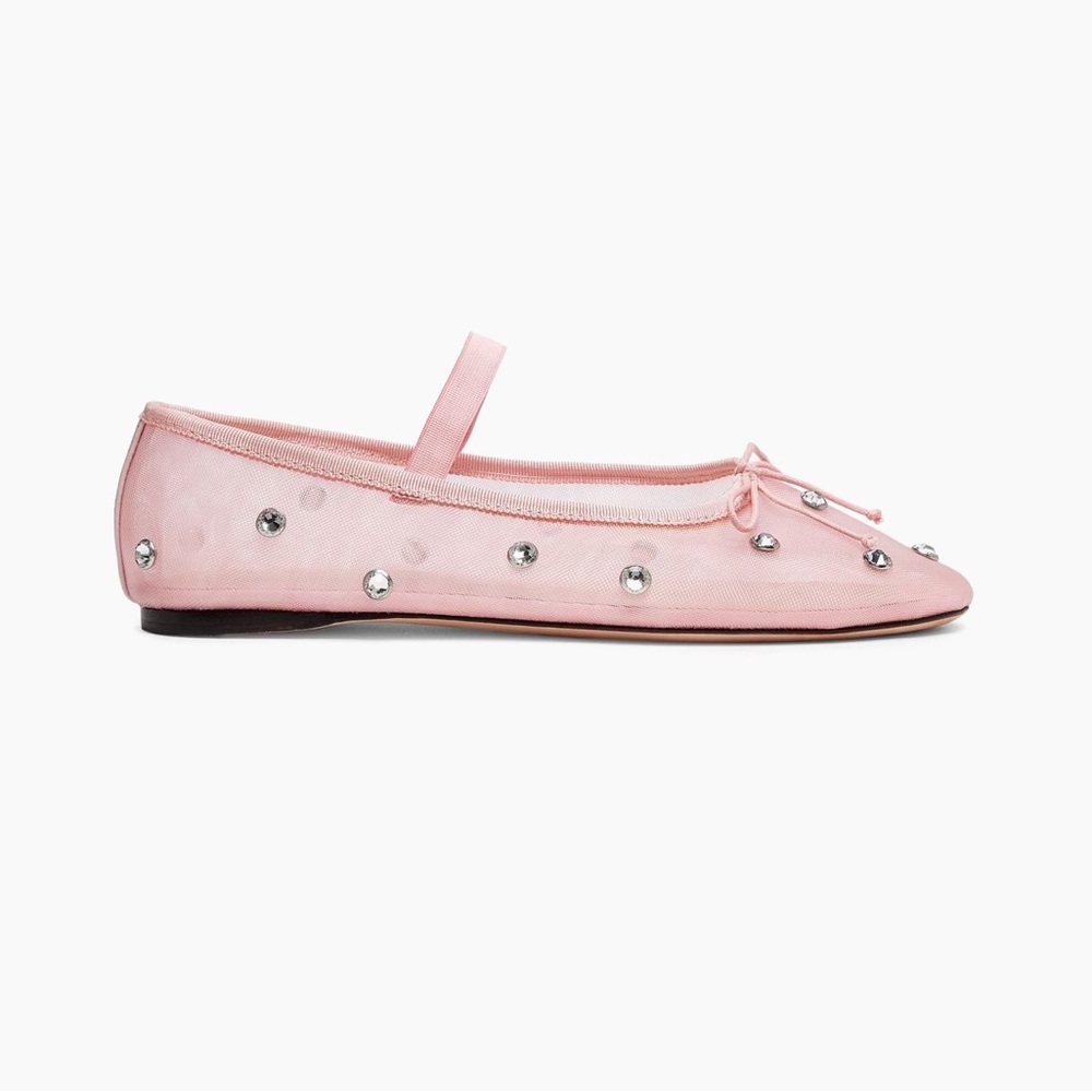 Loeffler Randall
Leonie Crystal Mesh Ballet Flats - Picture 6 of 6